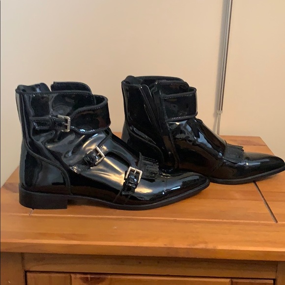 Brand new patent leather ankle booties. - Picture 2 of 4